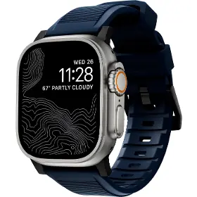 Výmenný remienok pre hodinky - Nomad Rugged Strap Atlantic/Black - 1