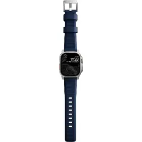 Výmenný remienok pre hodinky - Nomad Rugged Strap Atlantic/Silver - 4