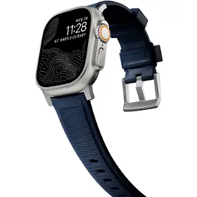 Výmenný remienok pre hodinky - Nomad Rugged Strap Atlantic/Silver - 8