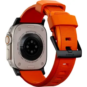 Výmenný remienok pre hodinky - Nomad Rugged Strap Orange/Black - 2