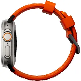 Výmenný remienok pre hodinky - Nomad Rugged Strap Orange/Black - 3