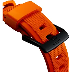 Výmenný remienok pre hodinky - Nomad Rugged Strap Orange/Black - 6