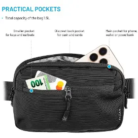 Obal na mobil - Fixed Camino Belt okolo pasu - 3