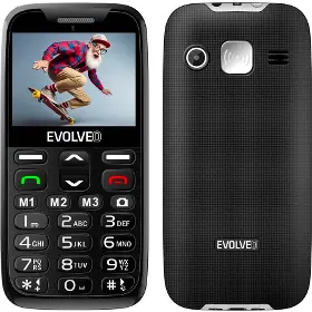 Mobilní telefon - Evolveo EasyPhone XR Black + nabíjecí stojánek - 1