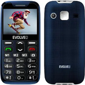 Mobilní telefon - Evolveo EasyPhone XR Blue + nabíjecí stojánek - 1