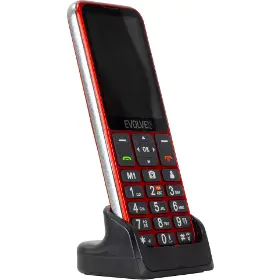 Mobilní telefon - Evolveo EasyPhone LT 4G Red + nabíjecí stojánek - 2