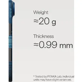 Kryt na mobil - Pitaka Ultra-Slim Case iPhone Air Moonrise - 3