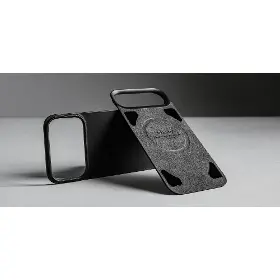 Kryt na mobil - Nomad Magnetic Leather Back Magsafe iPhone 17 Pro Black - 6
