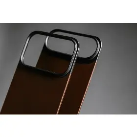 Kryt na mobil - Nomad Magnetic Leather Back Magsafe iPhone 17 Pro Rustic brown - 5