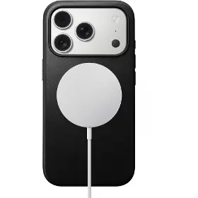 Kryt na mobil - Nomad Modern Leather Case iPhone 17 Pro Black - 3