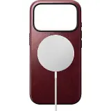 Nomad Modern Leather Case iPhone 17 Pro Burgundy