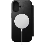 Nomad Modern Leather Folio iPhone 17 Black