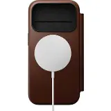 Nomad Modern Leather Folio iPhone 17 Pro Brown