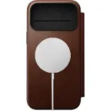 Nomad Modern Leather Folio iPhone 17 Pro Max Brown