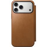 Nomad Modern Leather Folio iPhone 17 Pro Max English tan