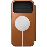 Nomad Modern Leather Folio iPhone 17 Pro Max English tan