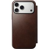 Nomad Modern Leather Folio iPhone 17 Pro Max Rustic brown