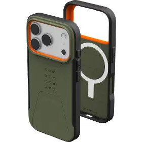 Kryt na mobil - UAG Civilian MS case iPhone 17 Pro Olive/Orange - 2