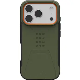 Kryt na mobil - UAG Civilian MS case iPhone 17 Pro Olive/Orange - 3