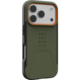 Kryt na mobil - UAG Civilian MS case iPhone 17 Pro Olive/Orange - 5