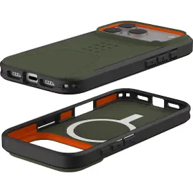 Kryt na mobil - UAG Civilian MS case iPhone 17 Pro Olive/Orange - 1