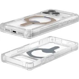 Kryt na mobil - UAG Plasma XTE MS case iPhone 17 Pro Clear/Titanium - 1