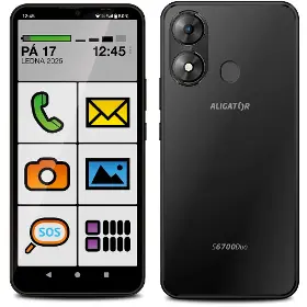 Mobilní telefon - Aligator S6700 SENIOR 4/128GB Černý - 1