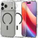 Spigen Ultra Hybrid MS case iPhone 17 Pro Max Clear graphite