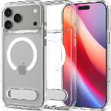 Spigen Ultra Hybrid S MS case iPhone 17 Pro Max Clear white