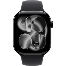 Smart hodinky - Apple Watch Series 11 GPS 42mm Jet Black Aluminium Case with Black Sport Band - M/L - 2
