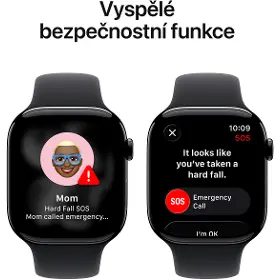 Smart hodinky - Apple Watch Series 11 GPS 42mm Jet Black Aluminium Case with Black Sport Band - M/L - 5
