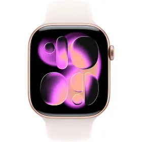 Smart hodinky - Apple Watch Series 11 GPS 42mm Rose Gold Aluminium Case with Light Blush Sport Band - M/L - 2
