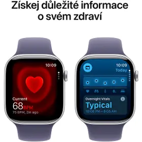 Smart hodinky - Apple Watch Series 11 GPS 46mm Silver Aluminium Case with Purple Fog Sport Band - M/L - 4