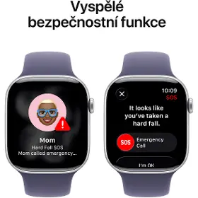 Smart hodinky - Apple Watch Series 11 GPS 46mm Silver Aluminium Case with Purple Fog Sport Band - M/L - 5