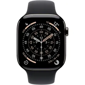 Smart hodinky - Apple Watch Series 11 GPS + Cellular 42mm Slate Titanium Case with Black Sport Band - M/L - 2