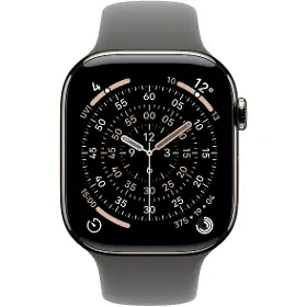 Smart hodinky - Apple Watch Series 11 GPS + Cellular 46mm Natural Titanium Case with Stone Grey Sport Band - M/L - 2