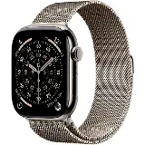Apple Watch Series 11 GPS + Cellular 46mm Natural Titanium Case with Natural Milanese Loop - M/L