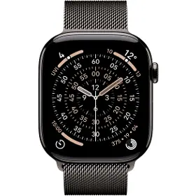 Smart hodinky - Apple Watch Series 11 GPS + Cellular 46mm Slate Titanium Case with Slate Milanese Loop - M/L - 2