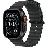 Apple Watch Ultra 3 GPS + Cellular 49mm Black Titanium Case with Black Alpine Loop - Medium