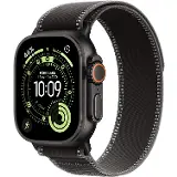 Apple Watch Ultra 3 GPS + Cellular 49mm Black Titanium Case with Black/Charcoal Trail Loop - S/M