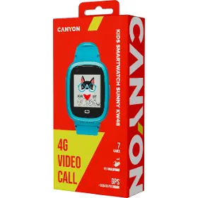 Dětské Smart hodinky - Canyon Sunny KW-48 4G GPS Blue - 7