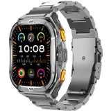 Armodd Titan GPS Silver Metal+Gray Silicone band