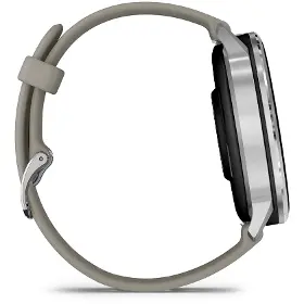 Smart hodinky - Garmin Venu 4 45mm Silver/Silver Gray silicone band - 4