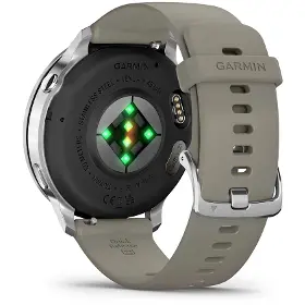 Smart hodinky - Garmin Venu 4 45mm Silver/Silver Gray silicone band - 6