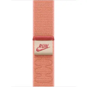 Řemínek na hodinky - Apple Watch 42mm Alpenglow Pink Nike Sport Loop - 1