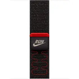 Řemínek na hodinky - Apple Watch 42mm Midnight Black Nike Sport Loop - 1