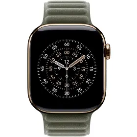 Řemínek na hodinky - Apple Watch 42mm Sage Gray Magnetic Link M/L - 3