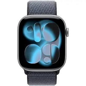 Řemínek na hodinky - Apple Watch 46mm Anchor Blue Sport Loop - 3