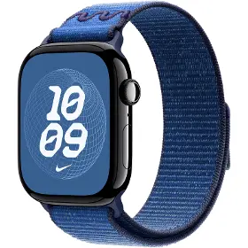 Řemínek na hodinky - Apple Watch 46mm Blue Ribbon Nike Sport Loop - 2