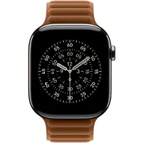 Řemínek na hodinky - Apple Watch 46mm Caramel Magnetic Link S/M - 3